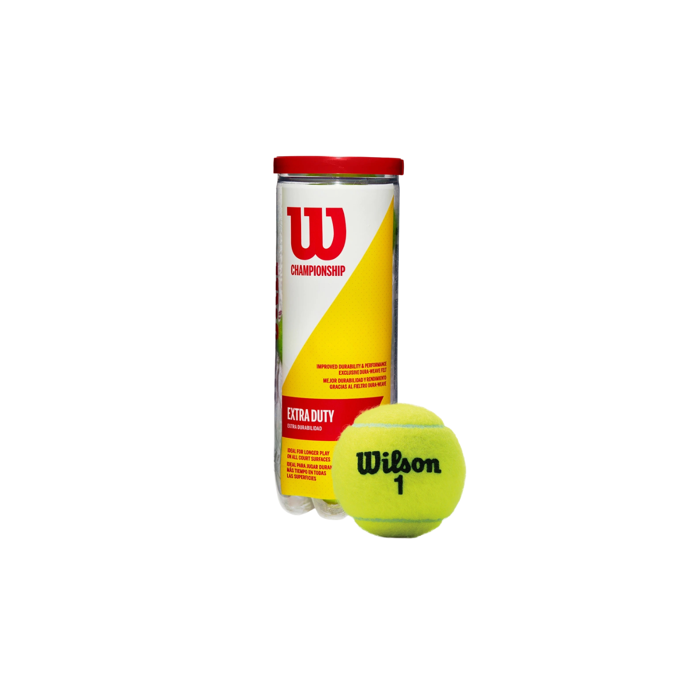Pelota Wilson Championship Extra Duty 3 Ball Can