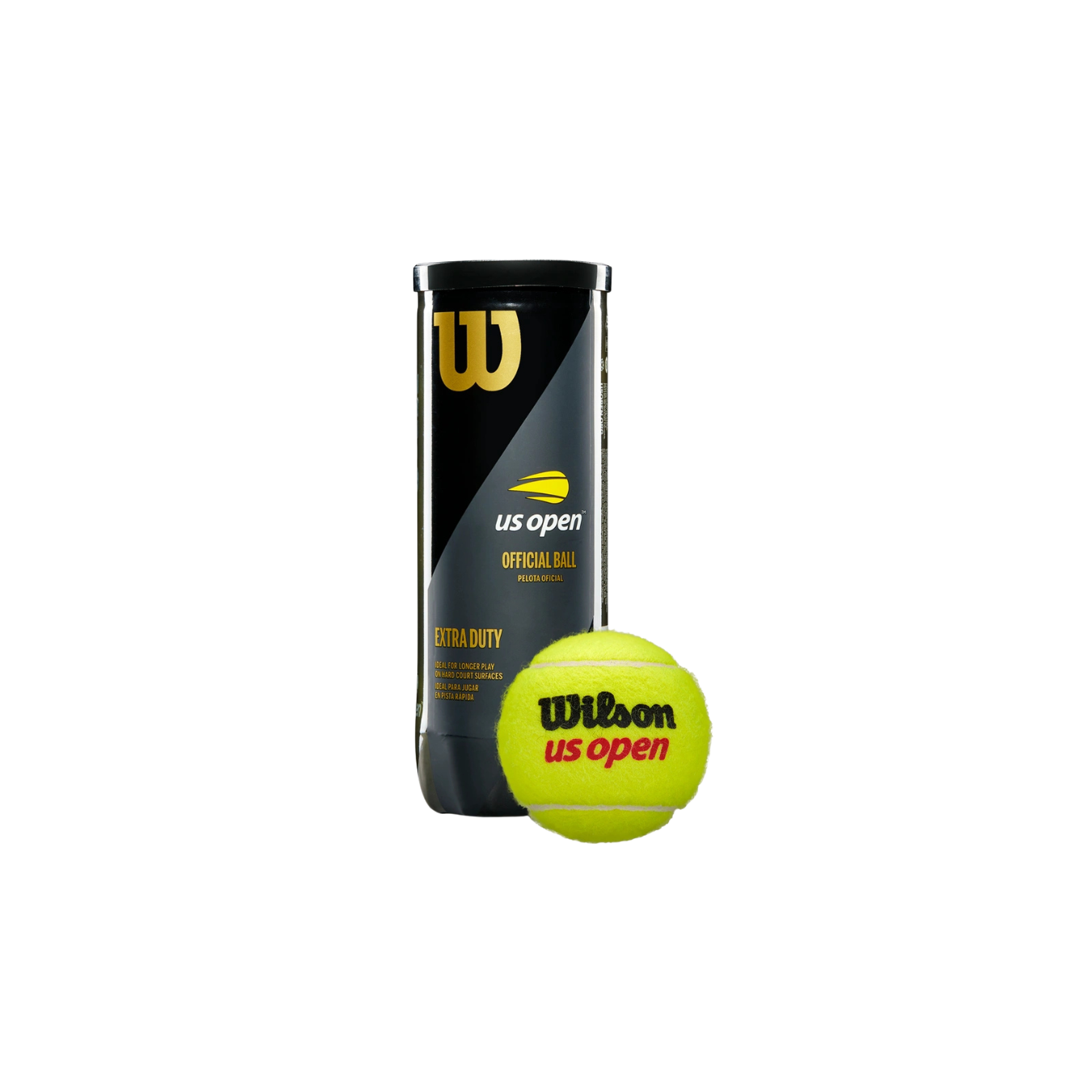 Pelota Wilson US Open Extra Duty 3 Ball Can